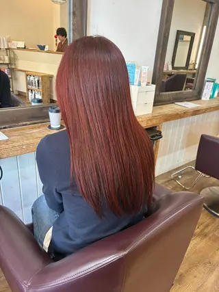 ロング カラー 阿部 翔一郎/暖色系カラーのヘアスタイル