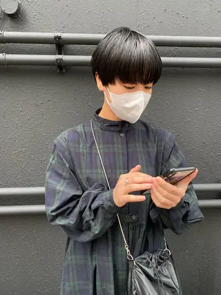 ショート 宮腰 瑠果のヘアスタイル