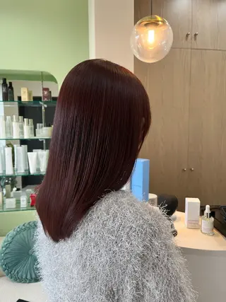 ロング カラー 中村 佳歩のヘアスタイル