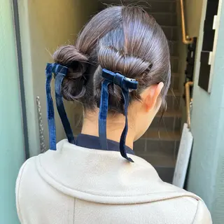 セミロング ヘアアレンジ KIHO ｜Bond 三軒茶屋のヘアスタイル