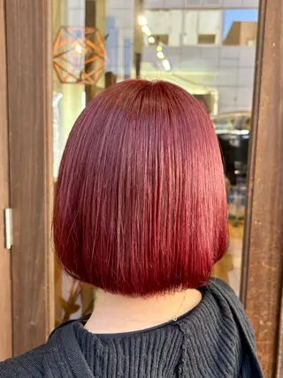 ミディアム カラー 髙木 優人のヘアスタイル
