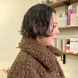 ショート パーマ 初めてのショート お任せください✂️のヘアスタイル