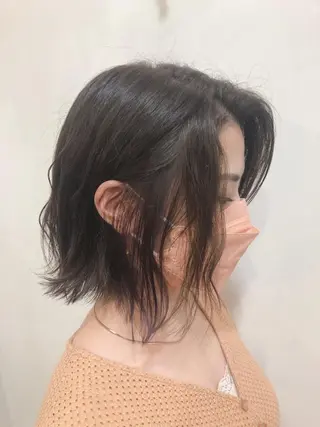 ミディアム カラー ヘアアレンジ 🕊鈴木李歩🤍 /似合わせカットのヘアスタイル