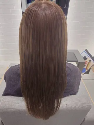 ロング ✂髪質改善ストレート NO.1 深澤 颯斗のヘアスタイル