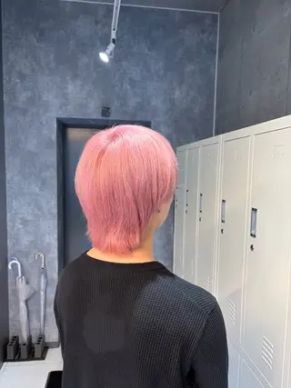 カラー pink hair 🩷mayu🩷のヘアスタイル