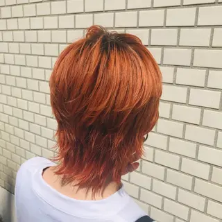 ショート カラー LUXBE LUCE ひなののヘアスタイル
