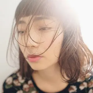 ミディアム カラー 小田川 竜也のヘアスタイル