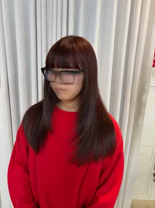 セミロング 安井まゆ _Box mico.のヘアスタイル