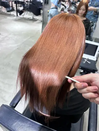 ロング カラー トレンドスタイル/ ワンホン/YURIのヘアスタイル