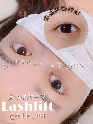 マツエク・マツパ solua Ayamiのマツエク・マツパデザイン