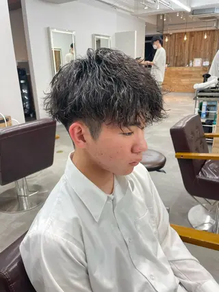 ショート パーマ ヘアアレンジ メンズ 🔥メンズ特化🔥 木村 祐太のヘアスタイル