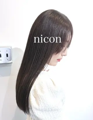 ロング 髪質改善 髪質改善カラーのヘアスタイル