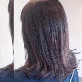 ミディアム カラー ヘアアレンジ 似合わせhair🔸 アサダ タカコ🔸のヘアスタイル