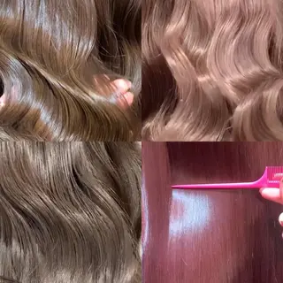 ロング カラー ヘアアレンジ 代表🎀 ふわモテ愛 され髪🩷yumiのヘアスタイル