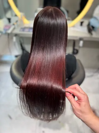 ロング カラー レイヤー/縮毛矯正 のマスター【タケル】のヘアスタイル