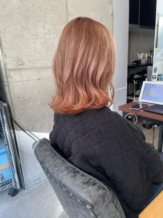 ミディアム 平栗 篤のヘアスタイル