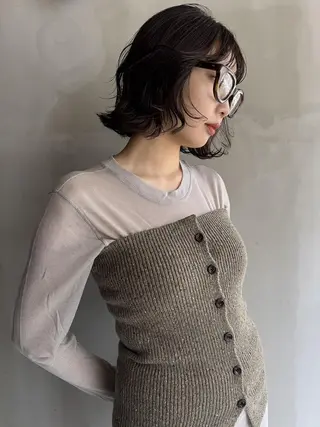 ロング レイヤー/暖色カラー /似合わせ/Moeのヘアスタイル