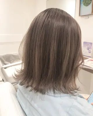 ミディアム sano sayakaのヘアスタイル