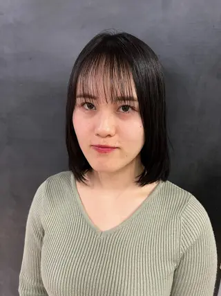 ミディアム パーマ 松井美樹/似合わせ ガーリー・韓国のヘアスタイル