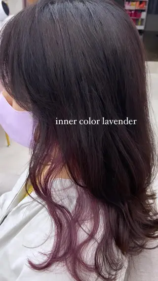 ロング カラー しみず さきのヘアスタイル