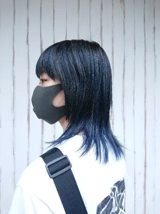 ミディアム カラー シオリ/toki ✂️ショート専門店のヘアスタイル