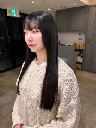 ロング 海外風ヘア 野田光也のヘアスタイル