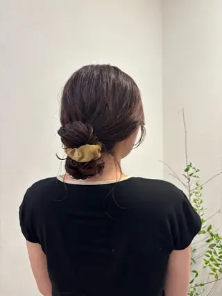 ミディアム パーマ anna/ラフパーマ /くすみベージュのヘアスタイル