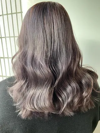 セミロング カラー ヘアアレンジ 💖艶と似合わせ💖 カラーカット💖のヘアスタイル