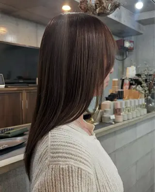 カラー manami/艶髪 /くすみカラーのヘアスタイル