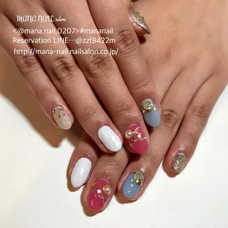 ネイル 廣瀬 真奈美のネイルデザイン
