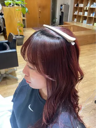 セミロング パーマ 縮毛矯正/レイヤー 🌙児玉光瑠のヘアスタイル