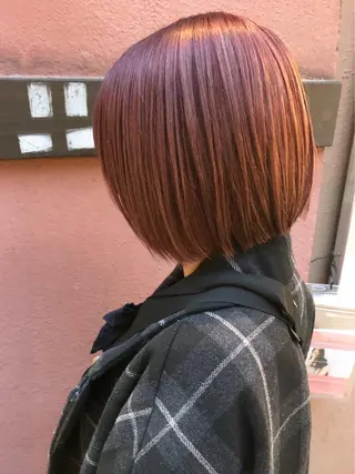 ショート カラー 髪質改善/艶髪 やまなかのヘアスタイル
