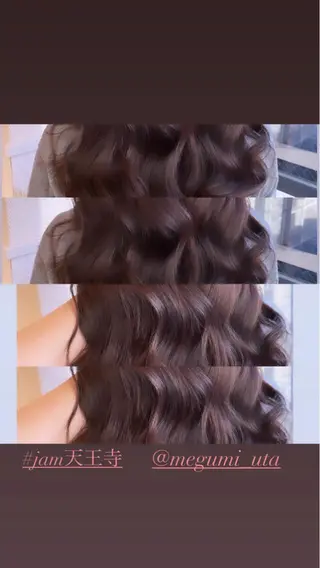 セミロング カラー パーマ ヘアアレンジ メンズ キッズ ネイル マツエク・マツパ MEGUMI megumiのヘアスタイル