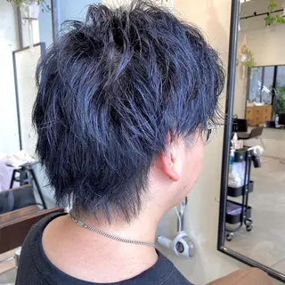 ショート カラー ヘアアレンジ メンズ 【ダメージレス施術】 【透明感】北村 拓也のヘアスタイル