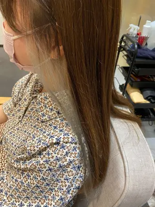 ロング カラー やまぐち あやみのヘアスタイル