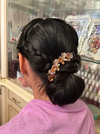 セミロング 近藤 麻子のヘアスタイル