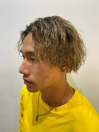 カラー パーマ 年間2000名担当◎ パーマ職人/仲原佑樹のヘアスタイル