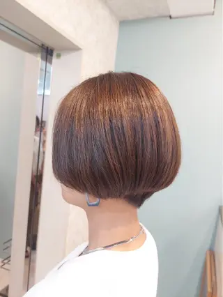 ショート カラー Agu hair 浅原 心のヘアスタイル