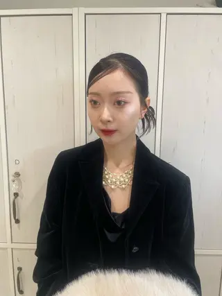 momo/エクステ /透明感カラー🎀のヘアスタイル