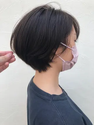 ショート カラー パーマ ヘアアレンジ 【ツヤ髪美容師】 ツダケイスケのヘアスタイル