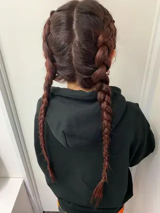 ロング カラー WEST OLAND 安藤のヘアスタイル