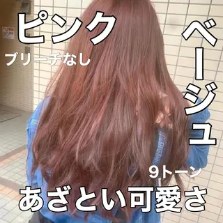 カラー ブリーチなしで 全国から予約殺到♡のヘアスタイル