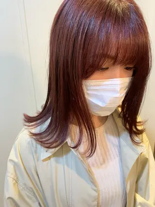 ミディアム カラー AR.MARA サトウヒカルのヘアスタイル