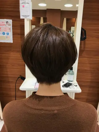 ショート カラー ヘアアレンジ テラモト カズヨシのヘアスタイル
