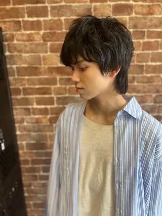 ショート カラー パーマ ヘアアレンジ メンズ キッズ ネイル マツエク・マツパ アイブロウ 久木原 ゆりのヘアスタイル