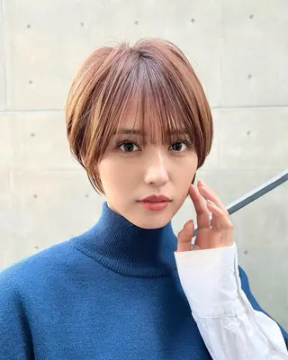 ショート カラー 銀座No.1ショート 似合わせカット/といのヘアスタイル
