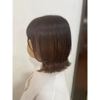 ミディアム カラー ヘアアレンジ 🦋エクステ/透明感 カラー🦋宮川莉央のヘアスタイル