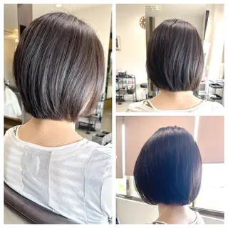 ミディアム 中島 剛のヘアスタイル
