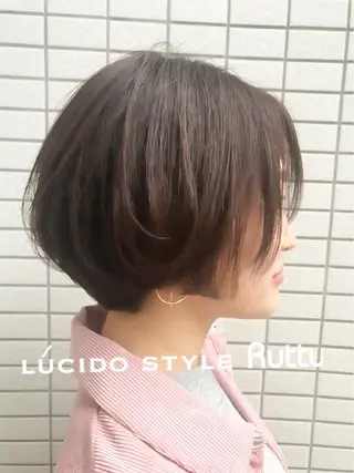 ショート カラー アザマ　ヤスカツ _rosso 川口のヘアスタイル