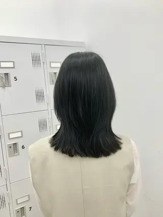 ミディアム カラー 本格ヘッドスパ🌿 ×ヘア 佐藤のヘアスタイル